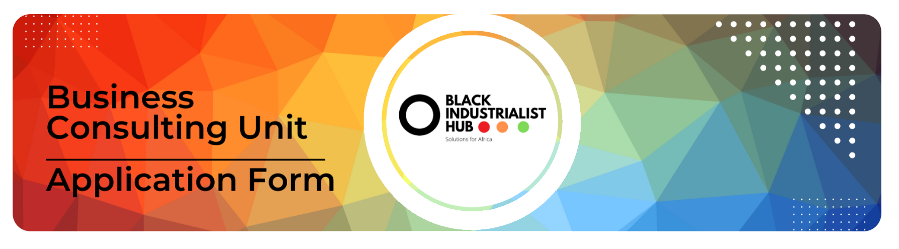 Black industrialist Hub..